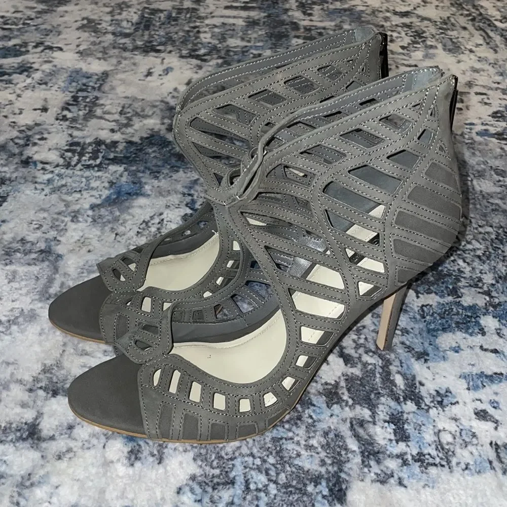 Grey BCBGeneration Strappy 'Drita' Sandal - 10 - Picture 1 of 6